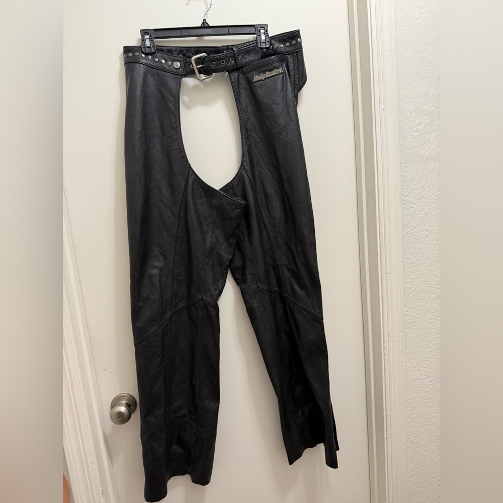Harley-Davidson Men's Black Riding Chaps